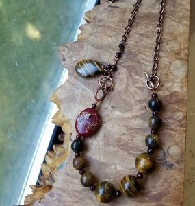 Handcrafted necklace 2 in 1 necklace/bracelet